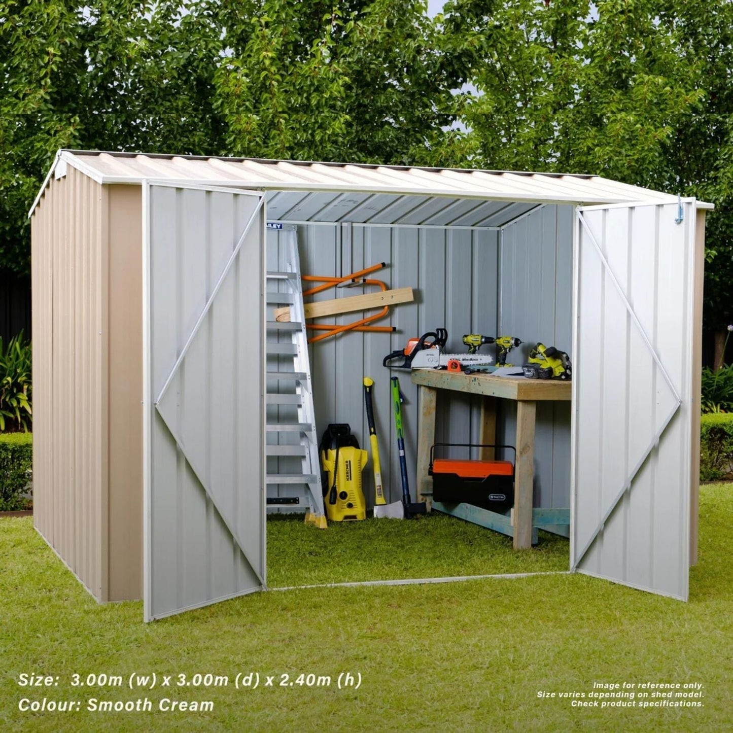 3m x 3m Gable Roof Garden Shed